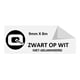 Afbeelding van Brother M-K221BZ tape zwart op wit 9mm x 8m (huismerk)