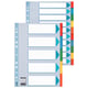 Afbeelding van Esselte 100198 A4 tabbladen | gekleurd karton | 10 tabs | 2-, 4-, 23-gaats