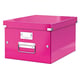 Leitz 6044 WOW opbergdoos | roze metallic | medium | LEI60440023