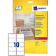Afbeelding van Avery Zweckform L7992-25 verzendetiketten | wit | ultra sterk | zelfklevend | 99,1 mm x 57 mm | 250 etiketten