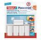 Tesa powerstrips kabelclips | zelfklevend | wit | 5 stuks | TE58035-16