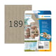 Herma 10750 gerecyclede universele etiketten | A4 | 25,4 x 10 mm | natuurlijk bruin | 3780 etiketten | HER10750