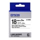 Afbeelding van Epson LK-5WBN tape zwart op wit 18mm (origineel)