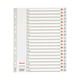 Afbeelding van Esselte 100112 A4 index | plastic | A-Z | 11-gaats