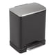 EKO Recycle E-Cube duo pedaalemmer | zwart | 10 + 9 liter | EK240NA7499