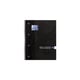 Oxford 400075533 collegeblok | A4 plus | geruit | zwart | 90 vel | 4-gaats | OXF400075533