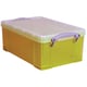 Really Useful Box opbergdoos | polypropyleen | transparant geel | 9 liter | UB9LCGE