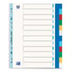 Oxford A4 tabbladen XL | kunststof | 12 tabs | 11-gaats | OXF100205086
