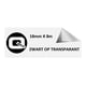 Afbeelding van Brother TZe-141 tape zwart op transparant 18mm x 8m (huismerk)