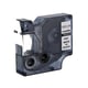 Afbeelding van DYMO 1805435 IND Rhino tape vinyl wit op zwart 12mm (huismerk)