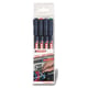 Edding 8407 kabelmarkers | 4 kleuren | ronde punt | 0,3 mm | EDD4-8407-4