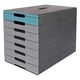 Afbeelding van Durable 776306 Idealbox Pro ladeblok | kunststof | blauw | 7 laden