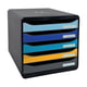 Afbeelding van Exacompta 3094202D Bee Blue Plus ladeblok | polystyreen | assorti | 5 laden