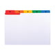 Exacompta tabkaart | A6 | karton | wit | 148 x 117 mm | EXA13997E