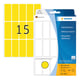 Herma 2411 multifunctionele etiketten | 20 x 50 mm | geel | 480 etiketten | HER2411