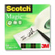 3M Scotch magic tape | standaard | 12mm x 33m | 1 rol | 3M810