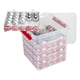 Afbeelding van Sunware Q-line opbergdoos voor kerstversiering | transparant | 38 liter | 125 kerstballen (tweede kans)