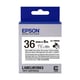 Afbeelding van Epson LK-7WBVS kabel tape zwart op wit 36 mm (origineel)