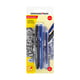 Eberhard Faber balpen met gum | blauw | zwart | met navulling | EF582103