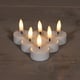 Anna Collection LED Waxinelicht | 3,5 x 6 cm | wit | 3D vlam | 6 stuks | AN861NA5721