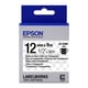Afbeelding van Epson LK-4TBN tape zwart op transparant 12mm (origineel)