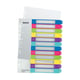 Leitz WOW printbare A4+ tabbladen | kunststof | 12 tabs | 11-gaats | LEI1244-00-00
