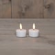 Anna Collection LED Waxinelicht | 4 x 5 cm | wit | 3D vlam | 2 stuks | AN861NA4426