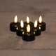 Anna Collection LED Waxinelicht | 3,5 x 6 cm | zwart | 3D vlam | 6 stuks | AN861NA2170