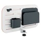 Leitz 65480000 Ergo bureau ophangbord | 42 x 25 cm | wit | LEI65480000