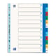 Afbeelding van Oxford A4 index XL | plastic | 1-12 | 11-gaats