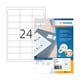 Herma 10779 inkjet etiketten | A4 | 66 x 33,8 mm | wit | 1920 etiketten | HER10779
