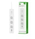 WOOX R6132 slimme stekkerdoos met energiemeter | tot 3680W | 3 stopcontacten | wit | WOXR6132