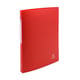 Afbeelding van Exacompta 51195E ringband | A4 | plastic | 4 O-ringen | rood | 15 mm
