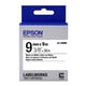 Afbeelding van Epson LK-3WBN standaard tape zwart op wit 9mm (origineel)