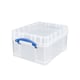 Afbeelding van Really Useful Box opbergdoos | polypropyleen | transparant | 9 liter XL