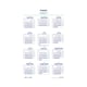 Brepols jaarkalender op posterformaat | 40 x 60,5 cm | 4-talig | 2027 | BRE1.840.9900.00.0.02027