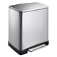 EKO E-Cube pedaalemmer | mat RVS | 20 liter | EK240NA0217