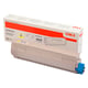 Afbeelding van OKI 46471101 toner cartridge geel (origineel)