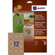 Afbeelding van Avery Zweckform L7106-20 productetiketten | bruin | rond | 60 mm | 240 etiketten