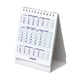 Brepols bureaukalender staand | 10,5 x 13 cm | 4-talig | 2027 | BRE1.852.9900.00.4.02027