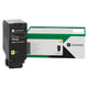 Afbeelding van Lexmark 81C2XY0 toner cartridge geel extra hoge capaciteit (origineel)