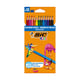 Afbeelding van BIC Kids Tropicolors kleurpotloden | in etui | 12 stuks
