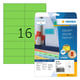 Herma 4554 etiketten | verwijderbaar | A4 | 105 x 37 mm | groen | 320 etiketten | HER4554