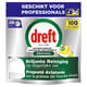 Dreft Professional All-in-One vaatwastabletten | Lemon | 100 stuks | QC-DR-08727