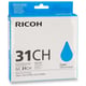 Afbeelding van Ricoh GC-31CH gelcartridge cyaan hoge capaciteit (origineel)