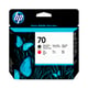 Afbeelding van HP C9409A nr. 70 printkop mat zwart / rood (origineel)