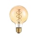 Afbeelding van Q-Nomic E27 spiraal LED-gloeilamp | DIMBAAR | 5W | G125 glas