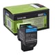 Afbeelding van Lexmark 80C20C0 nr. 802C toner cartridge cyaan lage capaciteit (origineel)