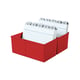 HAN kaartenbak | A6 | rood | 400 kaarten | HAN976-17