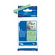 Afbeelding van Brother TZe-RM34 tape goud op mintgroen 12 mm (origineel)